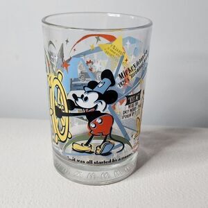 Walt Disney World 100 Years of Magic McDonalds Glass Mickey Mouse Disney Studios